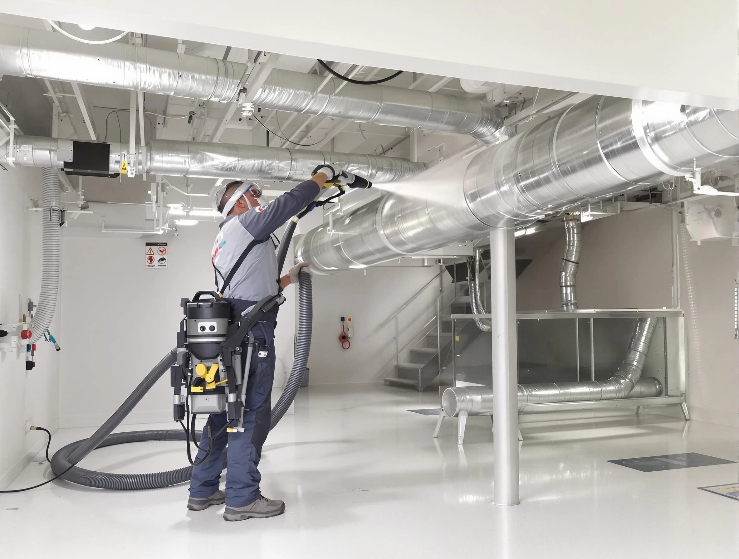 Professional central duct cleaning by Enon Air Duct Cleaning in Enon
