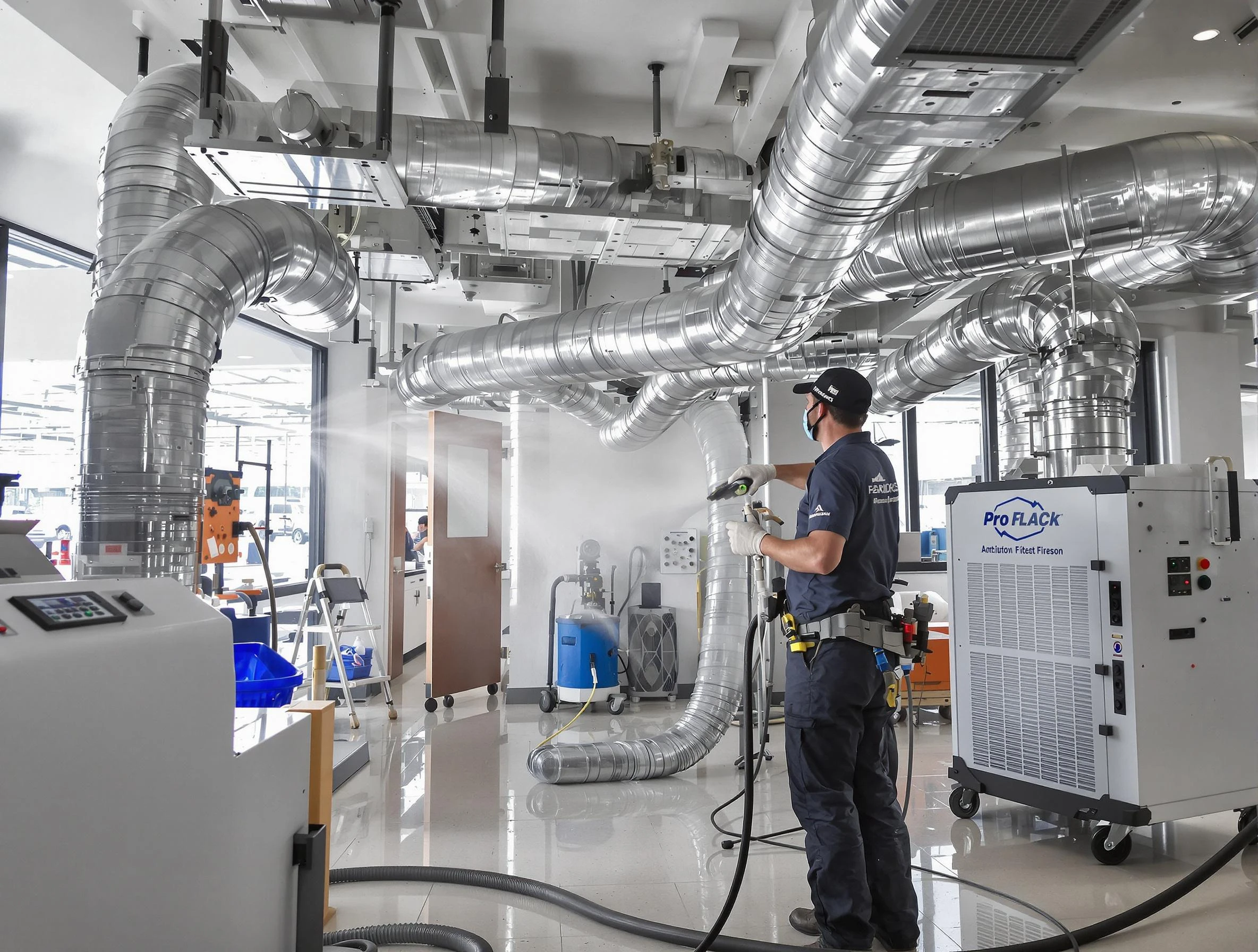 Negative Pressure Air Duct Cleaning in Enon