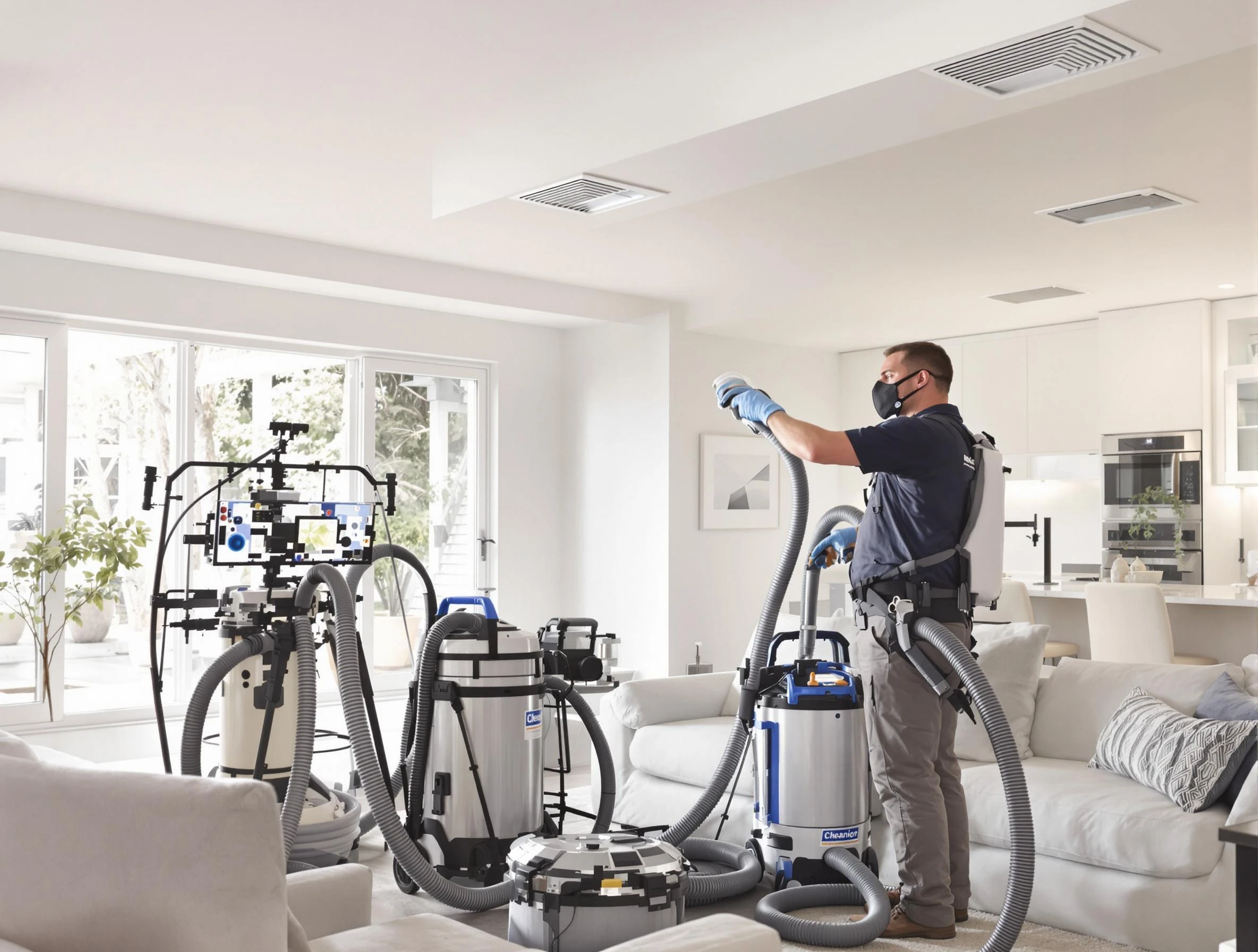 Professional AC duct cleaning by Enon Air Duct Cleaning in Enon