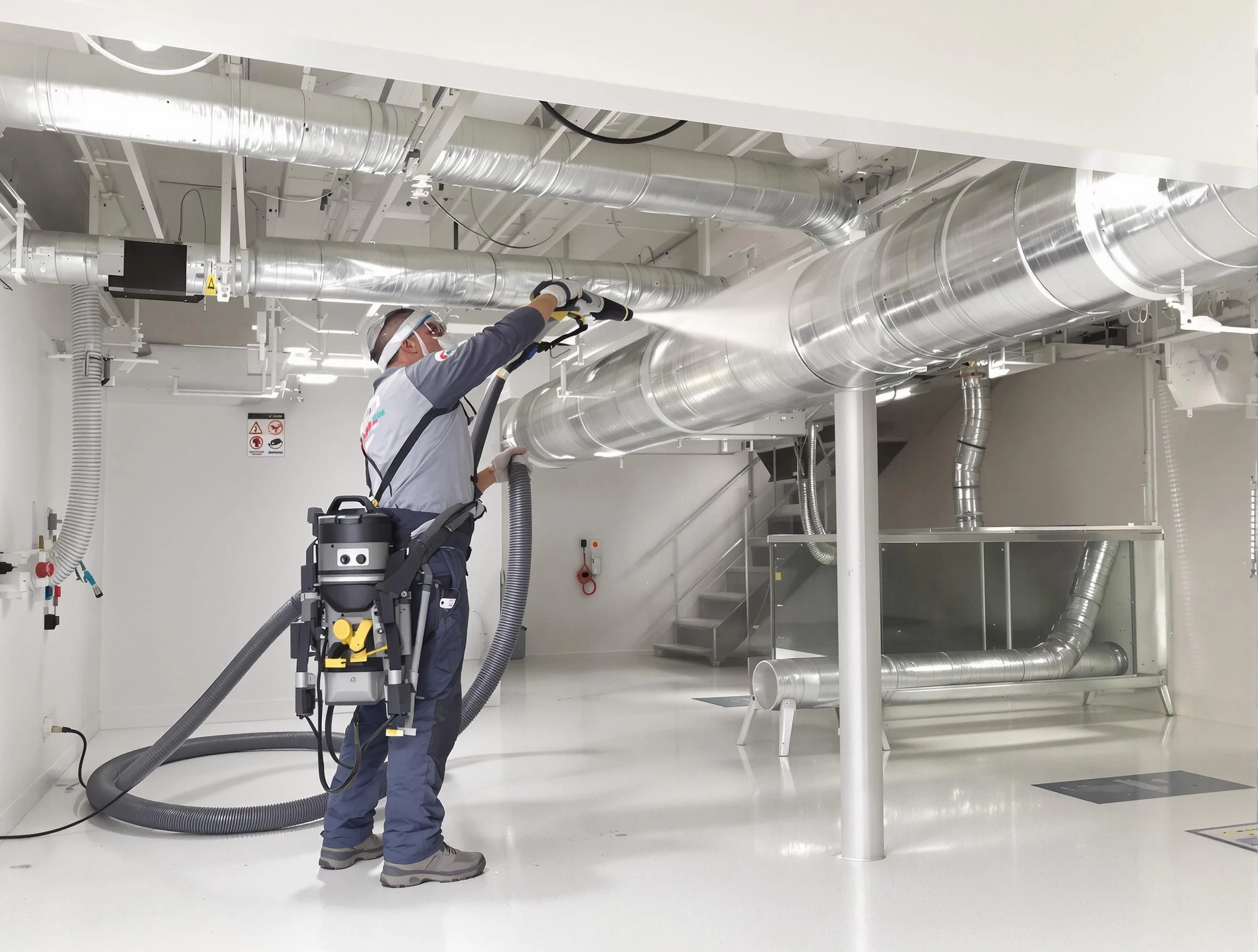 Professional central duct cleaning by Enon Air Duct Cleaning in Enon