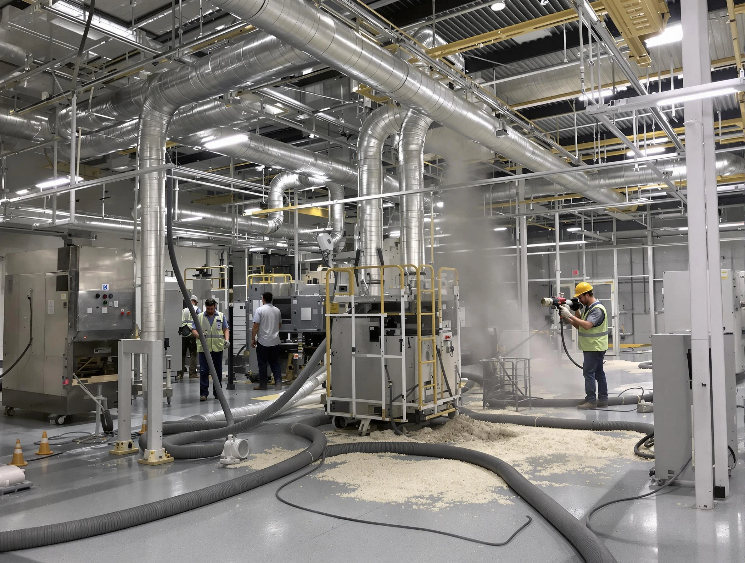 Heavy-duty industrial duct cleaning by Enon Air Duct Cleaning in Enon