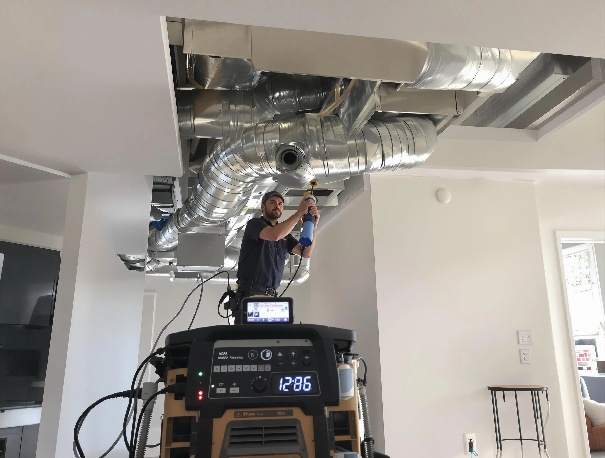 Advanced pure air duct cleaning by Enon Air Duct Cleaning in Enon
